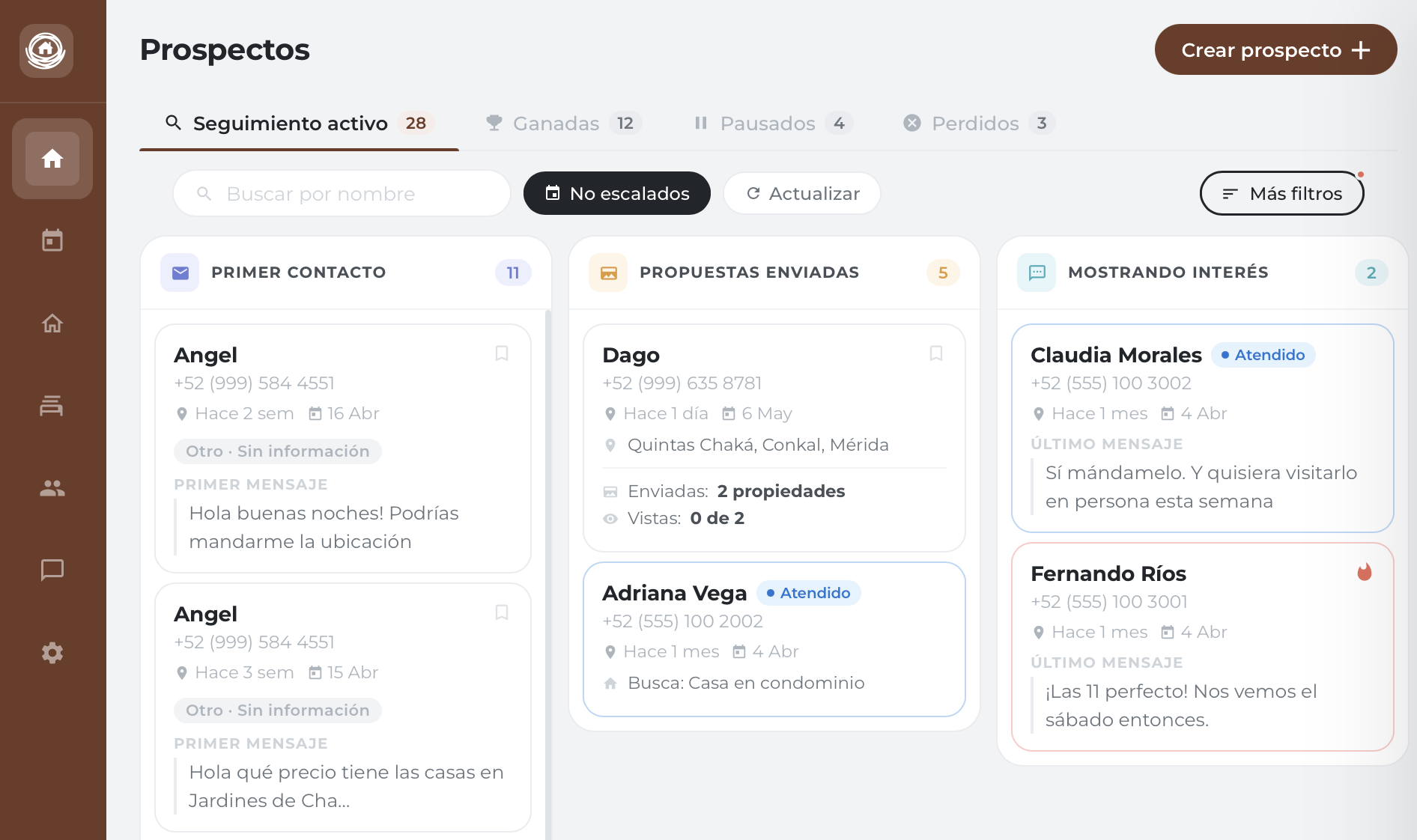 Ninia Dashboard